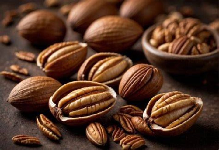 What does a pecan nut shell look like?