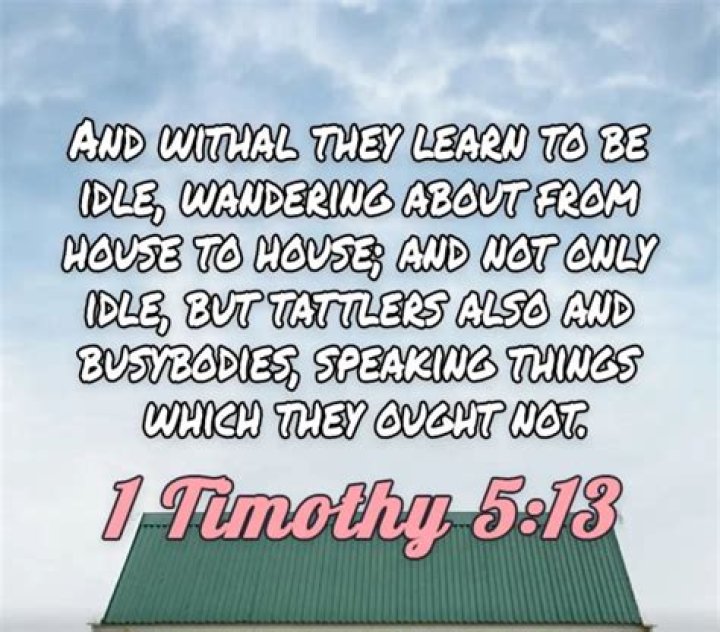 What does the Bible say about idleness?