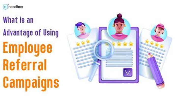 What is an advantage of using employee referral campaigns?