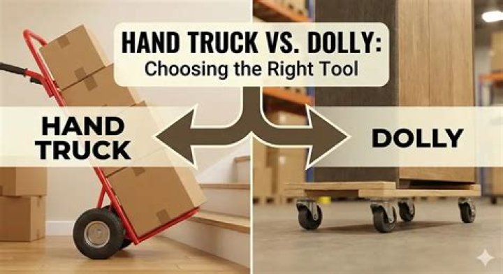 What’s the difference between a dolly and a hand truck?