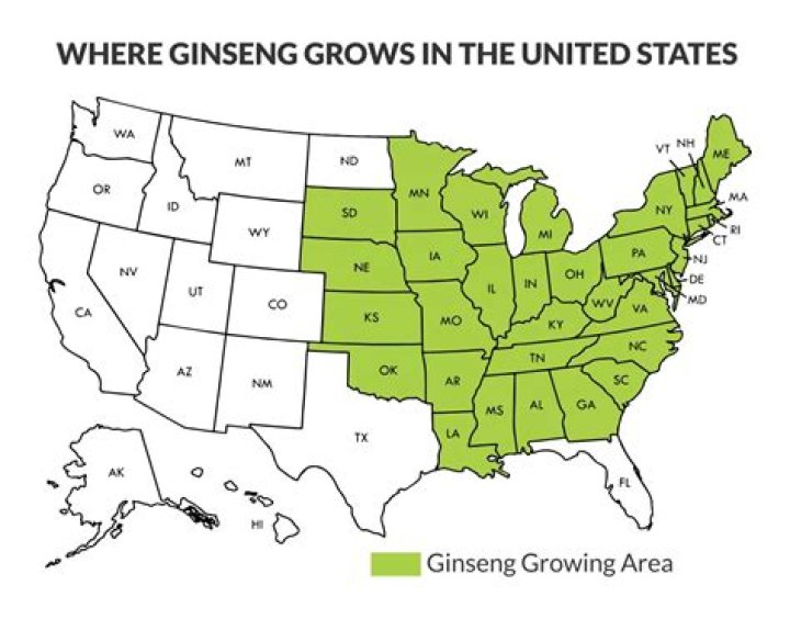Where does wild ginseng grow in Arkansas?