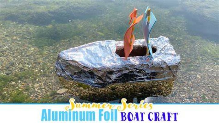 Why does aluminum foil sink in water?