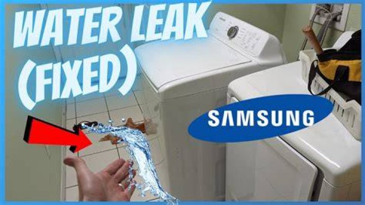 Why does my Samsung Washer leak water?