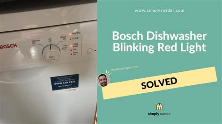 Why is my Whirlpool dishwasher lights blinking?