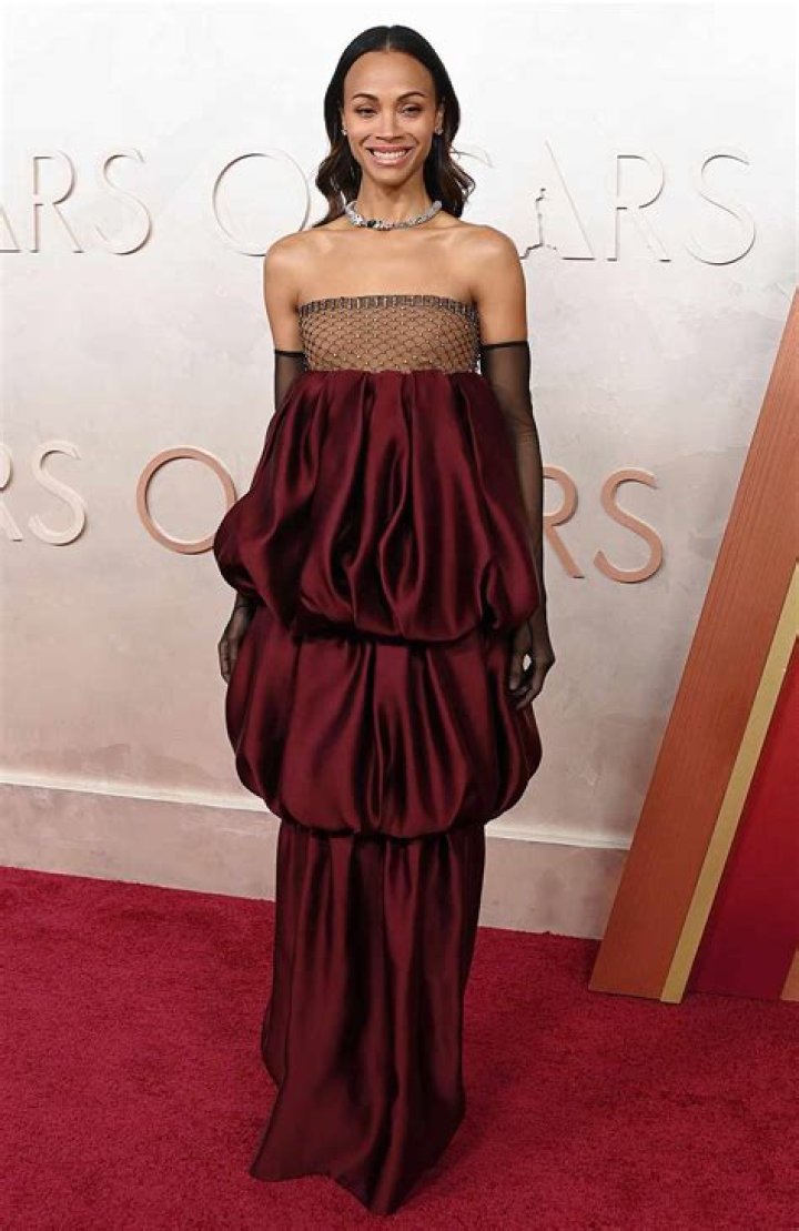 Zoe Saldana in vintage Fendi at the Oscars: undone or boho chic?